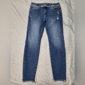 KanCan Blue Distressed Skinny Jeans